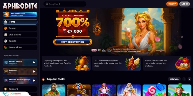 Découvrez les meilleures promos et bonus à l'Aphrodite Casino en France à France Découvrez les meilleures promos et bonus à l'Aphrodite Casino en France à France