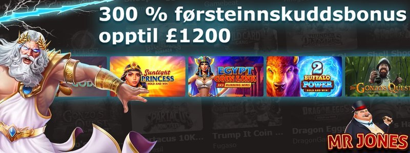 Exclusive Mr Jones Casino Bonuses and Offers in the UK - overview